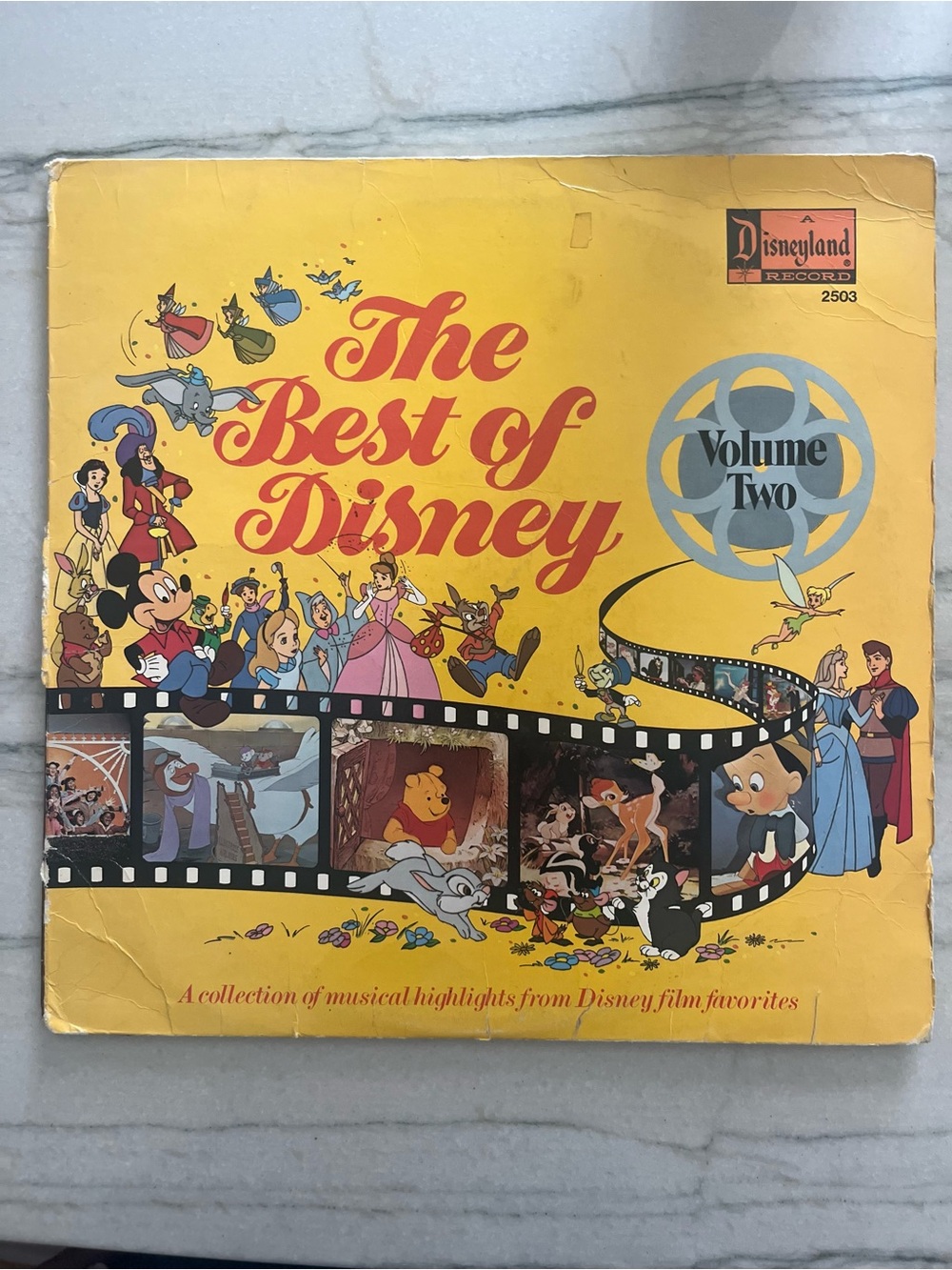 The Best of Disney -Volume Two- Vinyl Album (1977)